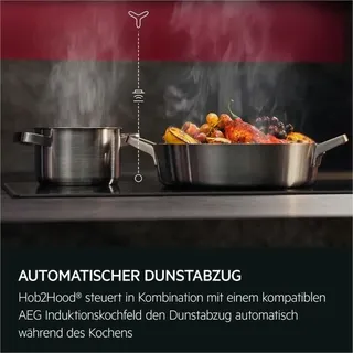 AEG NDV7791SB Wandhaube 90 cm Schwarz