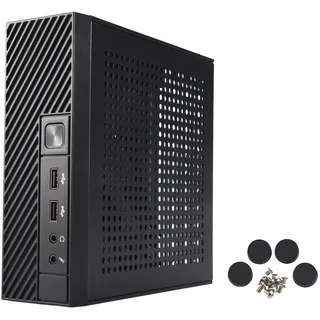 Giilayky ITX Computergehäuse M06 Mini Desktop-Gehäuse HTPC Industrie-Kontrollbox