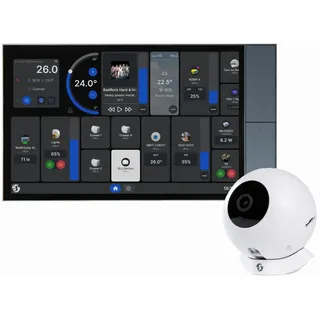 Shelly Wall Display XL silber Smart-Home-Bedienpanel 25cm (10,1")