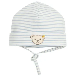Steiff Strickmütze Mütze GOTS Baby Wellness ohne Bommel weiß 49