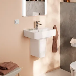 Hansgrohe Halbsäule Xanuia Q für Handwaschbecken, weiß