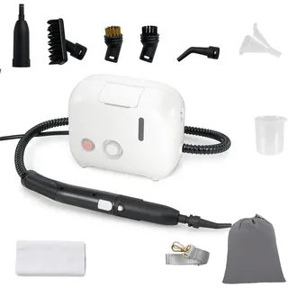 Goplus Dampfreiniger 1600W weiß