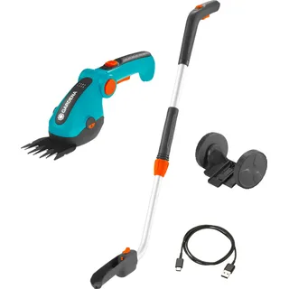Gardena ComfortCut Li 9889-20 Set inkl. Stiel + Räder