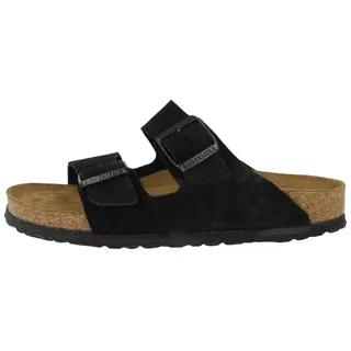 Birkenstock Arizona Weichbettung Veloursleder schwarz 36