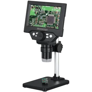 honor electronics 5,5-zoll-lcd-elektronenmikroskop, 10 Mp Auflösung, 1000-fache Vergrößerung, 8 Einstellbare Leds, Foto-/videowiedergabe