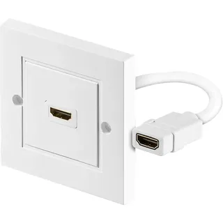 goobay HDMI Wanddose 1 x HDMI-Buchse, geschirmt (51722)