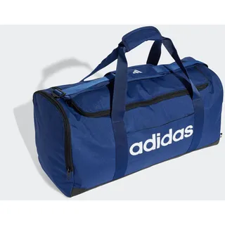 adidas Linear Duffel Sporttasche M Dunkelblau/Weiß