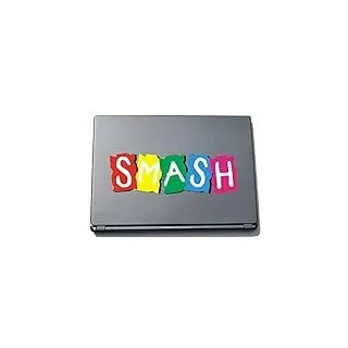 pinkelephant Laptopaufkleber Laptopskin Comic 081 - Lustiges Motiv Smash - 150 mm Aufkleber