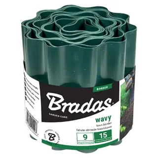 Bradas Rasenkante 9 m x 15 cm grün