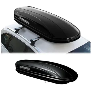 Omac Menabo Dachbox Mania 320l kompatibel mit Auto Dachkoffer Gepäckbox Dachgepäckträger Autobox