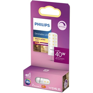 Philips by Signify Philips Brenner 40W GY6.35 LED-Stiftsockellampe 4,2W 827 dim