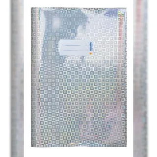 Herma Heftumschlag Glamour silber Kunststoff DIN A4