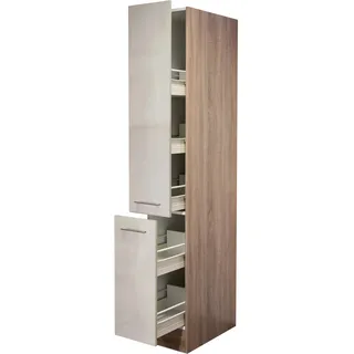 Flex-Well Apothekerschrank Nepal 30 x 200 x 57 cm Beige
