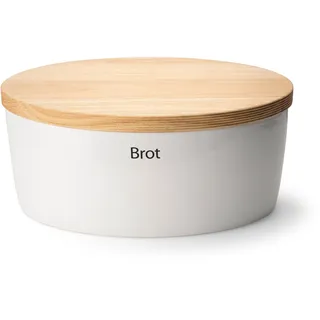 Continenta Brotkasten Keramik Weiß