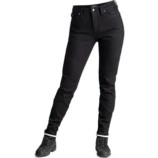 Pando Moto Kissaki Black, Jeans Damen - Schwarz - W26/L32