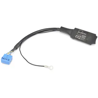 BlueMusic Bluetooth Audio Adapter 12pin Quadlock kompatibel mit VW: RCD-210 RNS-310/315 - - Skoda: Beat Cruise Swing Dance - - Audi: Chorus Concert Symphony 2+/3 RNS-E BNS 5.0 AB Baujahr Juli 2010