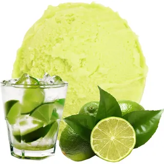 Limette Caipirinha Veganes Eis Pulver Zucker-, laktosefrei 1 kg