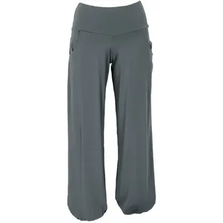 Guru-Shop Relaxhose Yogahose aus Bio-Baumwolle, Pluderhose -.. alternative Bekleidung grau L