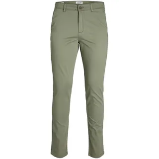 JACK & JONES Marco Slim Chino-Hose im Grünton-W34 / L30