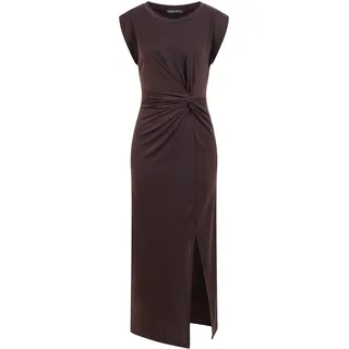 cloud5ive A-Linien-Kleid Braun XS