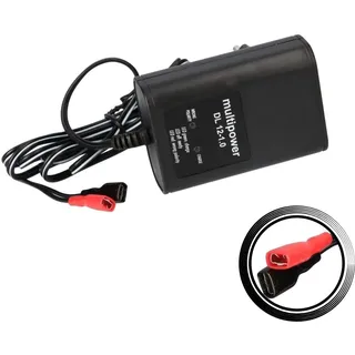 Multipower Automatik Ladegerät für Blei-Akkus 12 Volt ab Einer Kapazität von 1000mAh