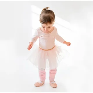 divata Beinstulpen Kinder Ballett Stulpen ohne Fersenloch - Tanzstulpen, Babystulpen Extra weich, ohne störendes Fersenloch – ideal für Kleinkinder rosa