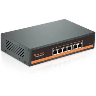 4 Port PoE zentrale, 2 link, 4 PoE + port-100mbps, 4 PoE + Ports 1008af /at, eingebauter metallaußenwand mit vlan Funktion über 250 Meter. EIN rost ohne gebläse wurde ausgetauscht