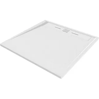 Mexen Amon Quadratische Duschwanne Smc 100 x 100 cm, Weiß - weiß