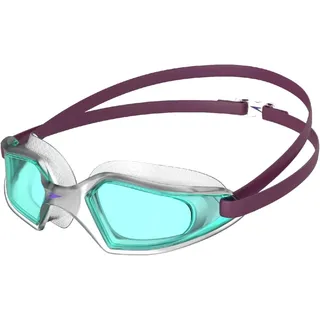 Speedo Hydropulse Schwimmbrille Deep Plum/Clear/Light Blue Einheitsgröße