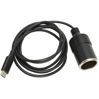 USB C auf Auto Zigarettenanzünder Kabel Konverter, 15V 3A 45W Ausgang, 1.5M 12 Volt USB PD auf Auto Zigarettenanzünder Adapter Buchse Stromkabel