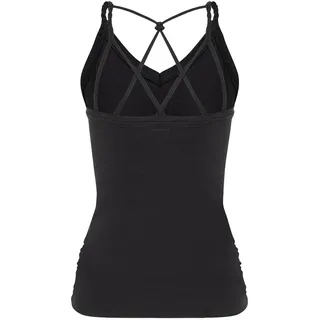 Mandala Damen Cable Yoga Tanktop (Größe L, schwarz)