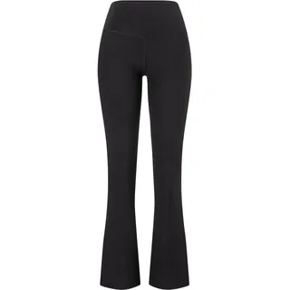 Mandala Flared & Ribbed Hose Damen Yogahose schwarz Größe XS Yoga | Training & Fitness Hautfreundlich Lyocell (Tencel™)