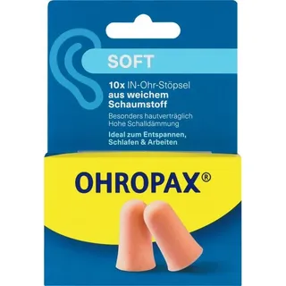 Ohropax Soft Schaumstoff In-Ohr Stöpsel 10 St.