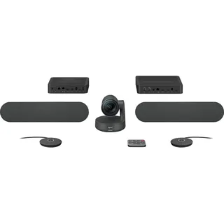 Logitech Rally Plus, Konferenzgerät, Schwarz