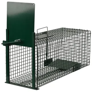 Moorland Lebendfalle Lebendfalle Safe 5001, Marder, Lebendfalle 60x23x23cm, Marder-Falle, Katzen-Falle, Fuchs-Falle, Ratten-Falle grün