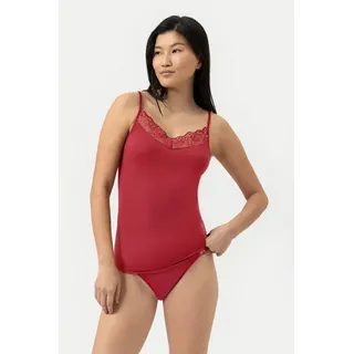 MEY Tagwäsche Serie Delighted Damen Spaghetti Tops Gala Red M(40) - M