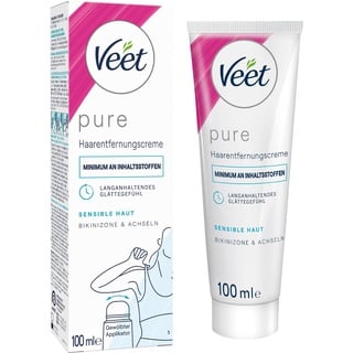 Veet PURE Bikini & Achseln Haarentfernungscreme 100ml