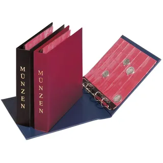 Pagna Münzalbum 25x24,5 cm Baladek weinrot