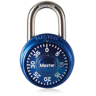 Master Lock Vorhangschloss 1533 Eurd Tresor Zahlenschloss, 38 mm, bunt, Sb