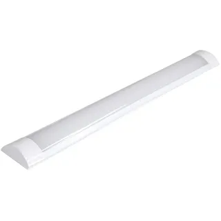 LICHT DISCOUNT LED Werkstatt Leuchte Batten Lichtleiste Aluminium 600 mm 230V 18W 3000K 1800 Lumen Super Helle Garagenbeleuchtung ultraleicht zur Montage