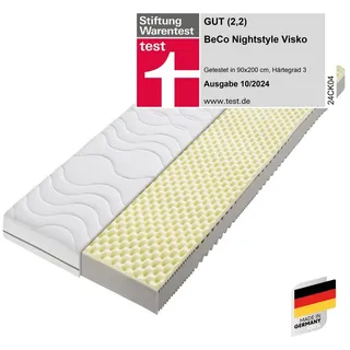 Beco Kaltschaummatratze 90 x 200 cm | BeCo Nightstyle Visko | Ravensberger Matratzen