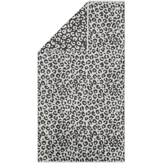CAWÖ Two-Tone Leo Duschtuch 80 x 150 cm grau