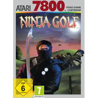 Atari Ninja Golf Atari 7800 Cartridge)