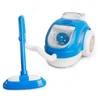 BSTCAR Kinder Staubsauger Spielzeug, Mini Staubsauger mit Geräuschen und Lichtern Batteriebetriebener elektrischer blauer Staubsauger Spielzeug Lustige Haushaltsspielzeug