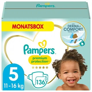 Pampers Premium Protection Gr.5 Junior 11-23kg MonatsBox