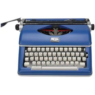 Royal 79106B Klassische manuelle Schreibmaschine, Blau