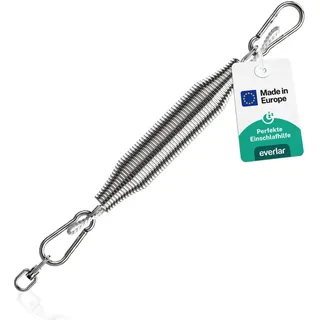 everlar Feder für Babywiege I Einschlafhilfe Made in EU I Bis 15kg | Für raschen & ruhigen Schlaf I Für Baby Hängewiege, Federwiege, Babyhängematte I Perfekte Schwingfeder mit Türklammer