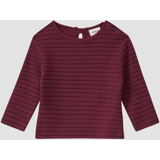 s.Oliver Langarmshirt mit Glitzerstreifen und Zierschleife - 62