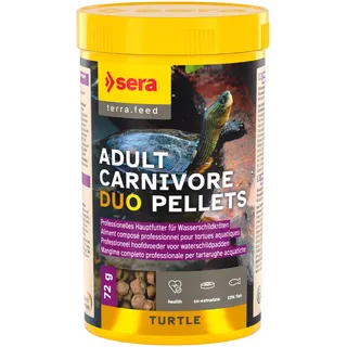 Sera Schildkrötenfutter Turtle Adult Carnivore Duo Pellets 250 ml