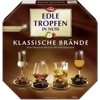 Trumpf Edle Tropfen in Nuss Pralinen 200 g